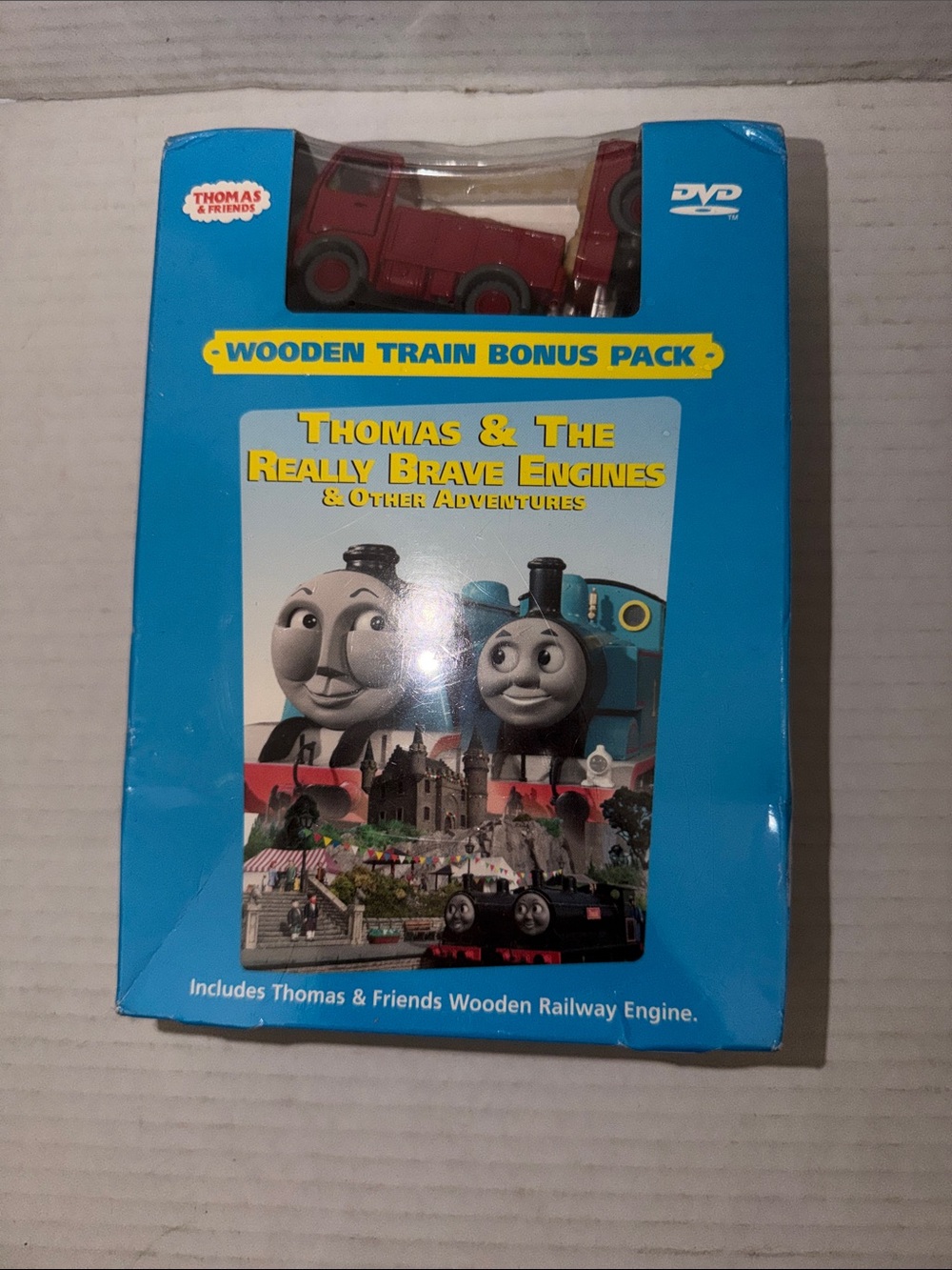 Thomas & Friends Blue Pack with Red Wooden Engine